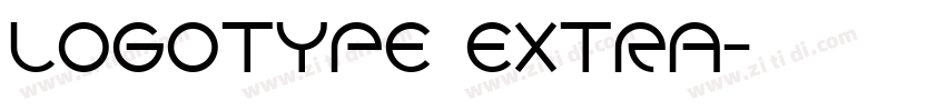 LOGOTYPE Extra字体转换